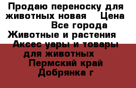 Продаю переноску для животных новая! › Цена ­ 500 - Все города Животные и растения » Аксесcуары и товары для животных   . Пермский край,Добрянка г.